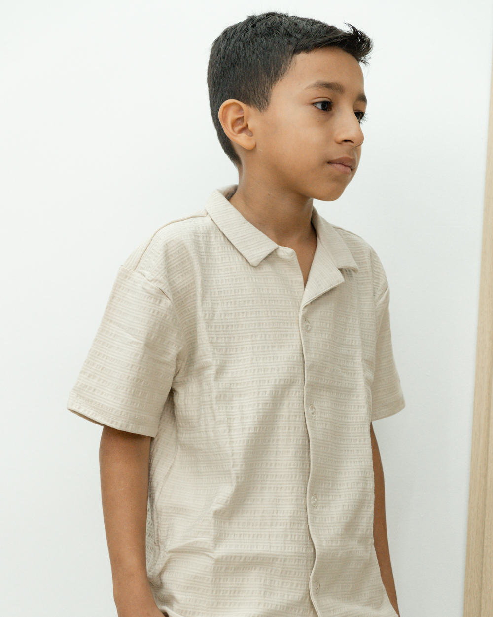 Conjunto Oversize Textura Habano Arena